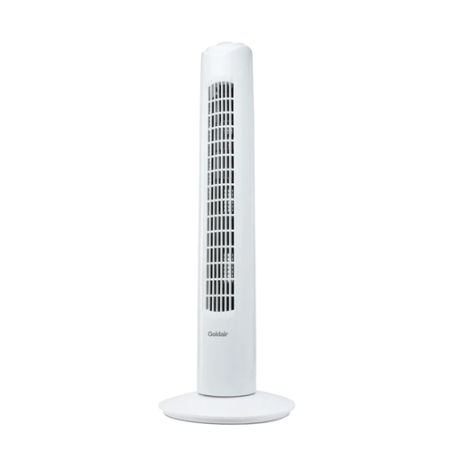 Goldair 82cm Floor Oscillating 45W Tower Fan - White