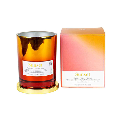 Gradients Sunset 13cm/350g Scented Candle 60hr Burn Time