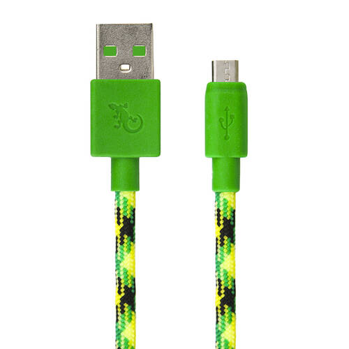 Gecko USB to Micro USB Cable - Green Yellow