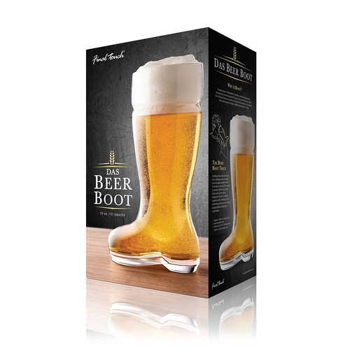 Final Touch 1L Das Beer Boot Glass Beer Mug Drinkware Clear