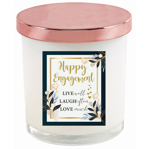 Engaged Candle Gold 9cm x 8cm Novelty Fun Birthday Gift Set