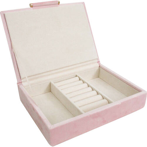 LVD Jewellery Storage Box Organiser 17.5x13.5cm - Low Velvet Musk