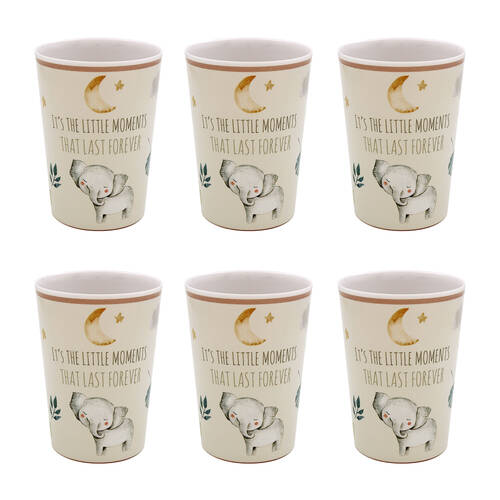 6PK Gibson Gifts Little Moments Baby/Children Beaker Drink Cup