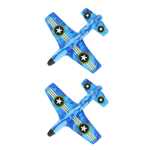 2PK Pocket Money 17.5cm Fun Foam Flyers Stunt Plane Toy - Assorted 3y+