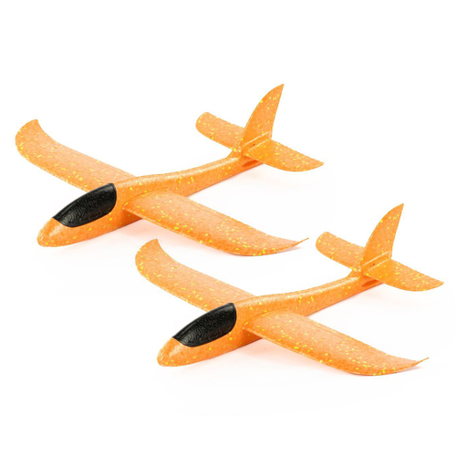 2PK Pocket Money Fun 49cm Foam Mega Glider Plane Toy - Assorted 3y+