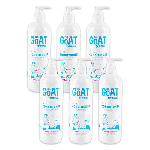 6PK The Goat Skincare Gentle Conditioner 500ml for Dry & Sensitive Scalp