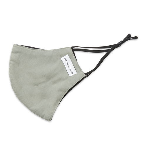 The Good Brand Single Cotton Breathable Face Mask - Sage