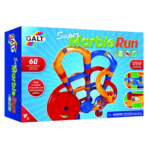 Galt Super Marble Run Kids/Childrens Construction Toy Set 4y+