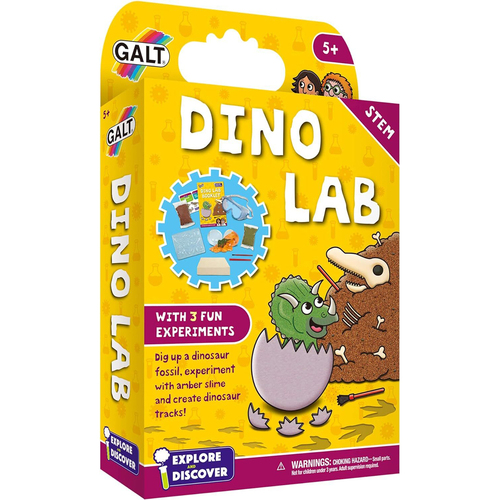 Galt Dino Lab Kids/Childrens Activity Kit Playset 5y+