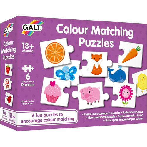 Galt Colour Matching Kids/Childrens Sorting Puzzles 18m+