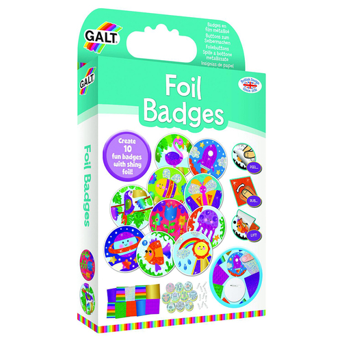 Galt Foil Badges Kids/Childrens Activity Kit Toy 6y+