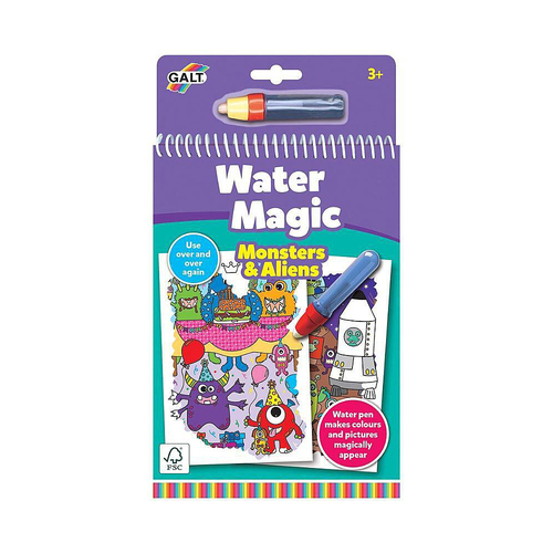 Galt Water Magic Monsters & Aliens Kids/Childrens Crafting Book 3y+