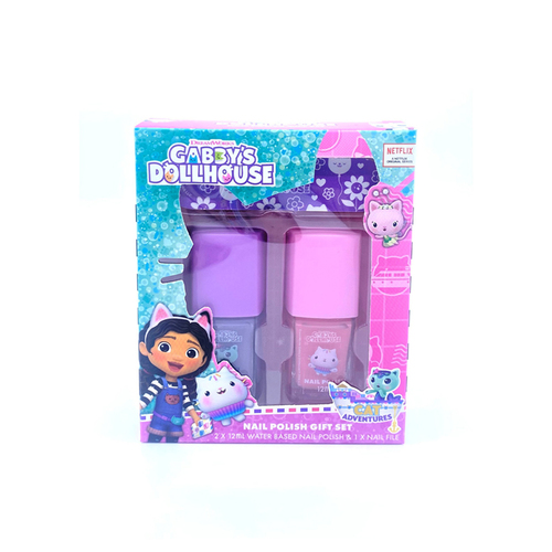 3pc Gabbys Dollhouse Kids/Children Nail Polish Set 6y+