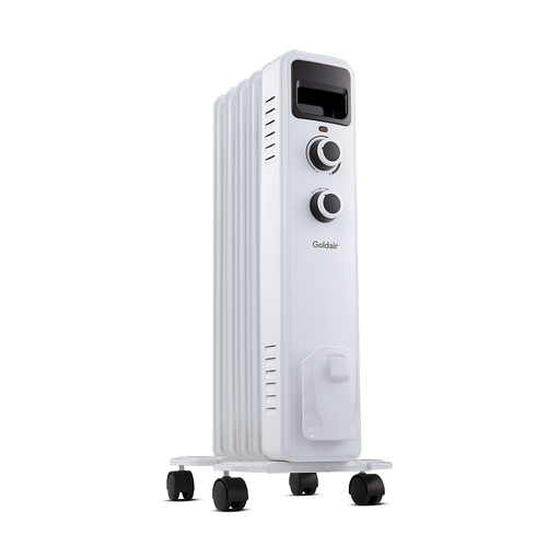 Goldair 1000W 5 Fin Oil Column Heater White