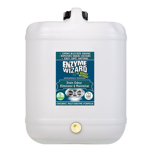 Enzyme Wizard Drain Odour Eliminator & Maintainer 20L