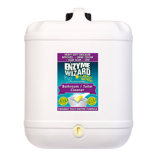 Enzyme Wizard Bathroom & Toilet Bowl Cleaner/Descaler 20L