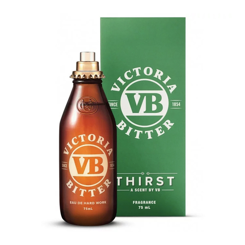 VB Thirst Stubby Fragrance Men's Eau De Hard Work EDT Toilette 75ml