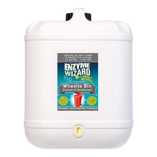 Enzyme Wizard Wheelie Bin Cleaner & Deodoriser 20L