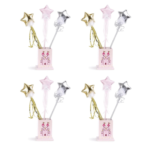 4PK Great Pretenders Deluxe Star Wands Kids Costume - Assorted 3y+