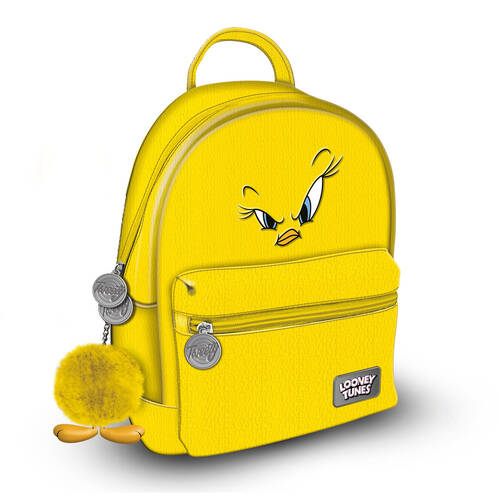 Looney Tunes Tweety Fashion Backpack Kids Travel Bag Yellow