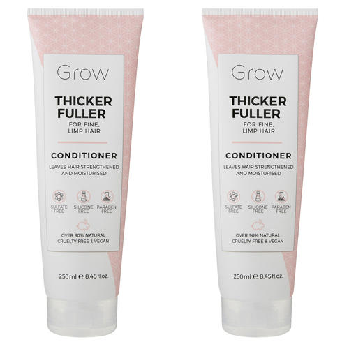 2PK Grow Thicker Fuller Conditioner 250Ml Hair Care/Styling