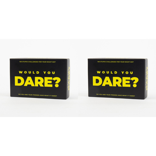 2PK Gift Republic Would You Dare Challenge Cards Family Game Night