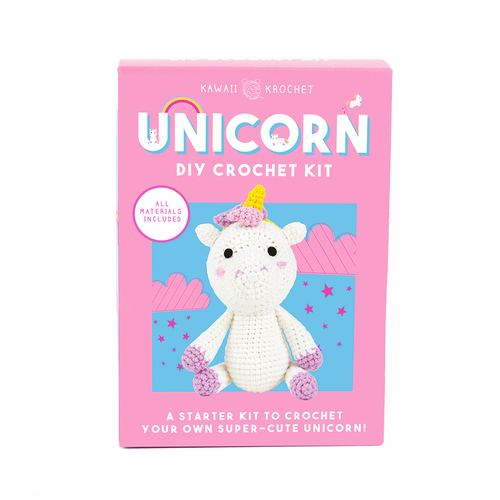 Gift Republic Kawaii Krochet Unicorn DIY Crochet Kit