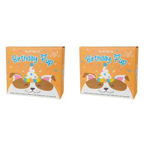 2PK Gift Republic Puppy/Dog Birthday Celebration w/ Treat Recipe Book