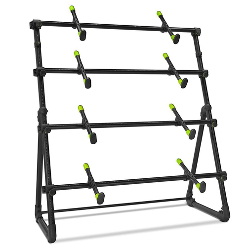 Gravity GKSMKS01B Multi-Keyboard 4-Tier Stand Storage Rack - Black