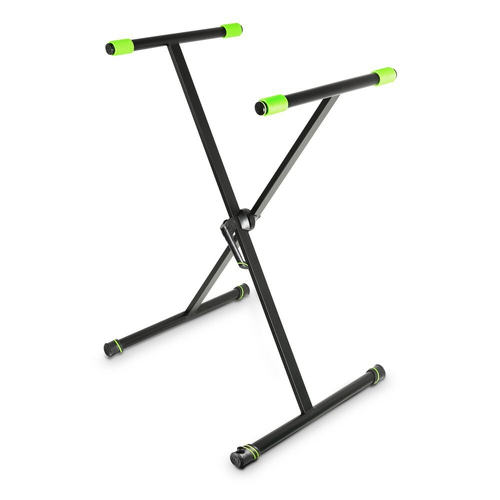 Gravity KSX1 90cm Single Keyboard Stand X-Frame w/ VariFoot - Black