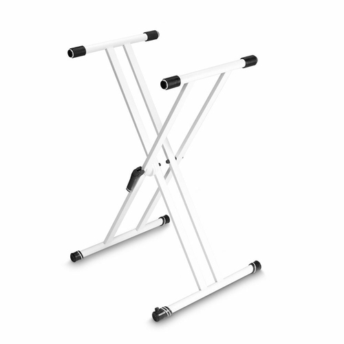 Gravity KSX2W Double Braced 90cm Keyboard Stand X-Frame - White