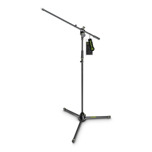 Gravity MS4321B Folding Stand w/ 2 Point Adjustment Boom For Microphone