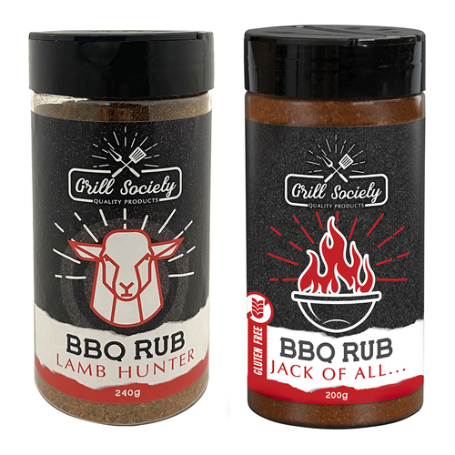 Grill Society Lamb Hunter 240g & Jack Of All 200g BBQ Rub