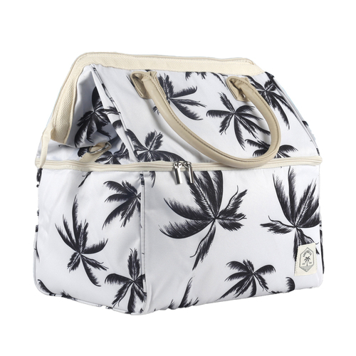 Good Vibes Prem Insulated Picnic Cooler Bag Havana 40x34x26cm