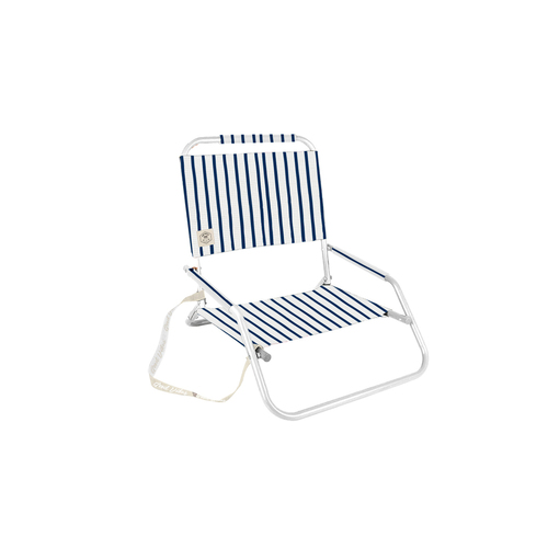 Good Vibes Beach Chair Foldable W White Fram Mediterranean 60x58x50cm