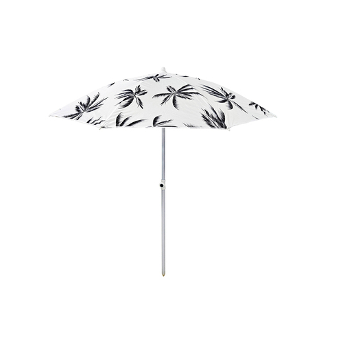 Good Vibes Beach Umbrella W Matchng Carry Bag Havana 180x180cm