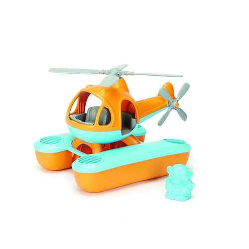 Green Toys Sea Copter Kids/Toddler Bath Toy Orange 2+