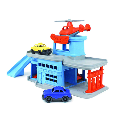 Green Toys Parking Garage Kids/Childrens Pretend Play Toy 3+