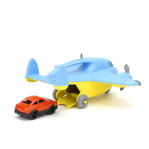 Green Toys Cargo Plane with Mini Car Kids/Childrens Toy Vehicle Playset 3+