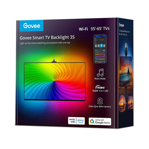 Govee RGBIC+W Smart LED Backlight Kit 3S For 55-65" TV