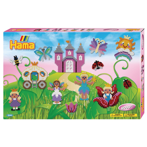 6000pc Hama Beads Fairies Giant Gift Box Kids Building Toy 5y+