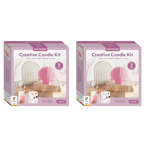 2PK Craft Maker Creative Arch and Shell Candles Making Kit