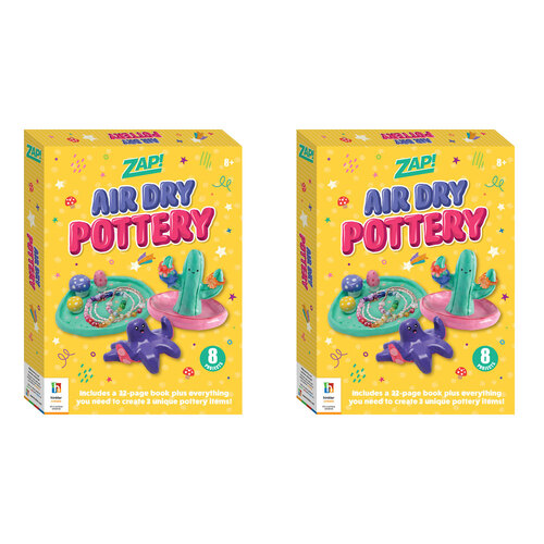 2PK Zap! Extra Kids/Childrens Pottery Activity Kit 8Y+