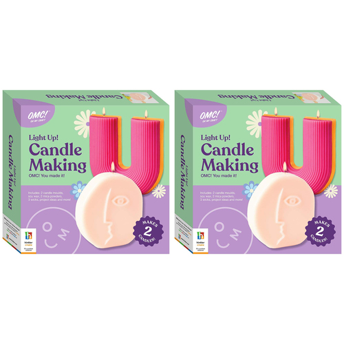 2PK OMC! Oh My Craft Kids/Teen 22x22cm Candle Making Kit 14y+