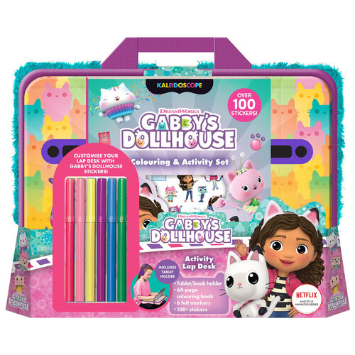 Kaleidoscope Gabby's Dollhouse Activity Lap Desk 3Y+