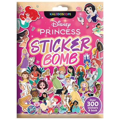 Kaleidoscope Disney Princess Sticker Bomb 16-Pages Book 6y+