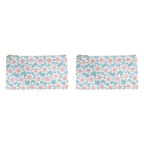 2PK Splosh Handbag Accessories Organiser Pouch 20x11cm - Daisy