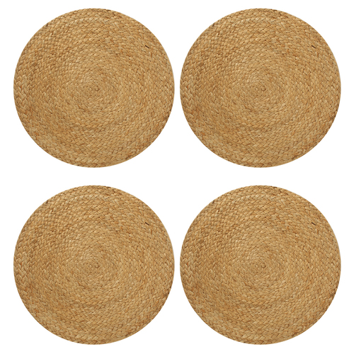 4pc Maine & Crawford Bailey 35cm Jute Table Placemat - Natural