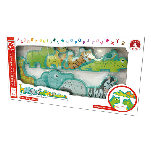 Hape Alphabet & Animal Parade Kids/Toddler Activity Toy 3+