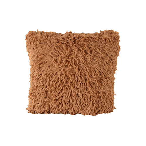 Maine & Crawford Irving 50x50cm Faux Shearling Cushion - Stone